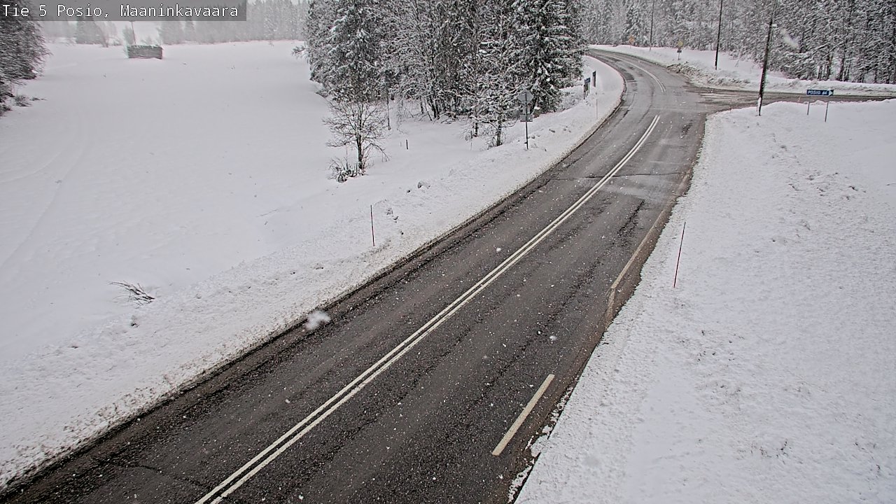 Kelikamerat Kuva Tie 5 Posio, Maaninkavaara, Posio, Lappi