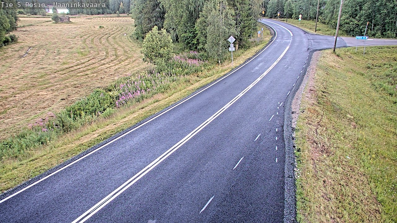 Kelikamerat Kuva Tie 5 Posio, Maaninkavaara, Posio, Lappi