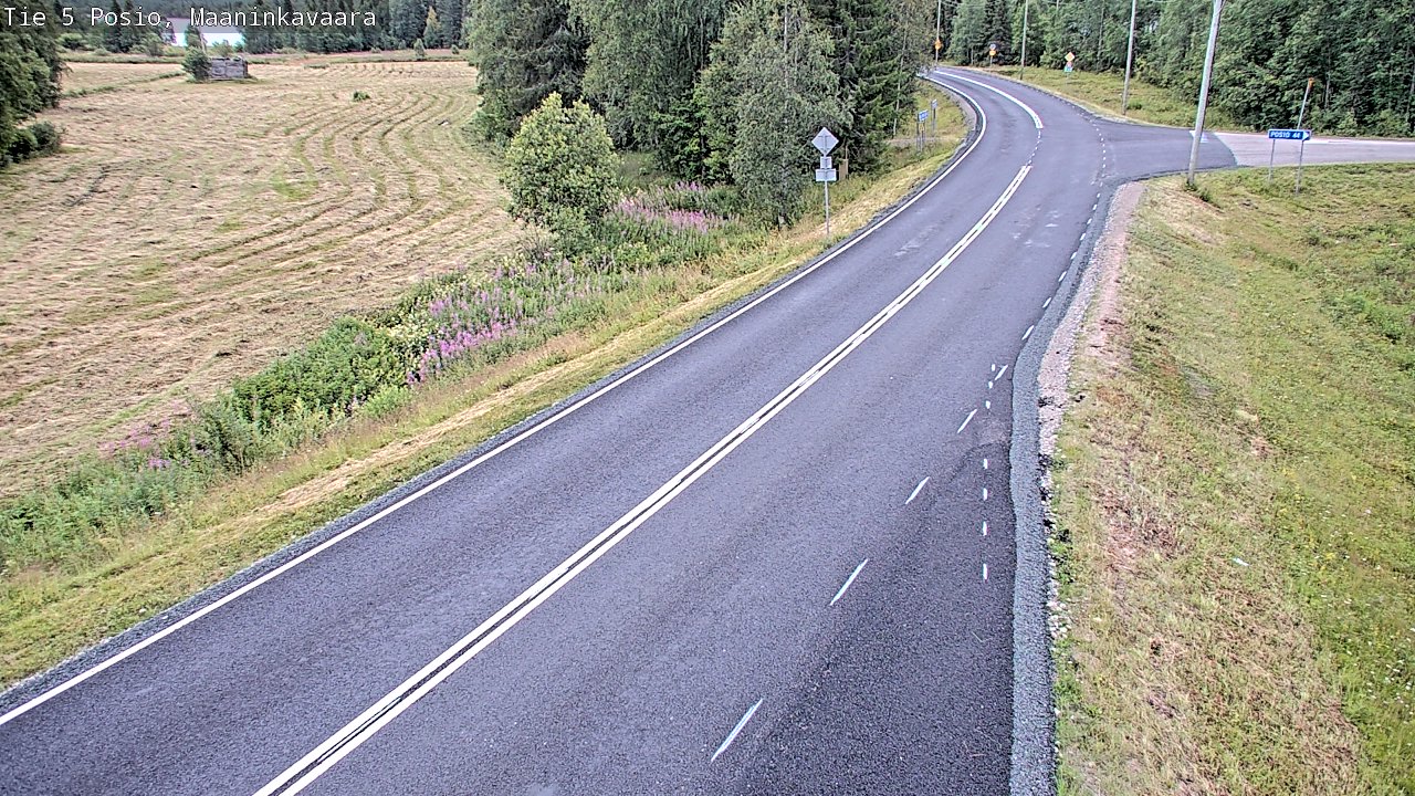 Kelikamerat Kuva Tie 5 Posio, Maaninkavaara, Posio, Lappi