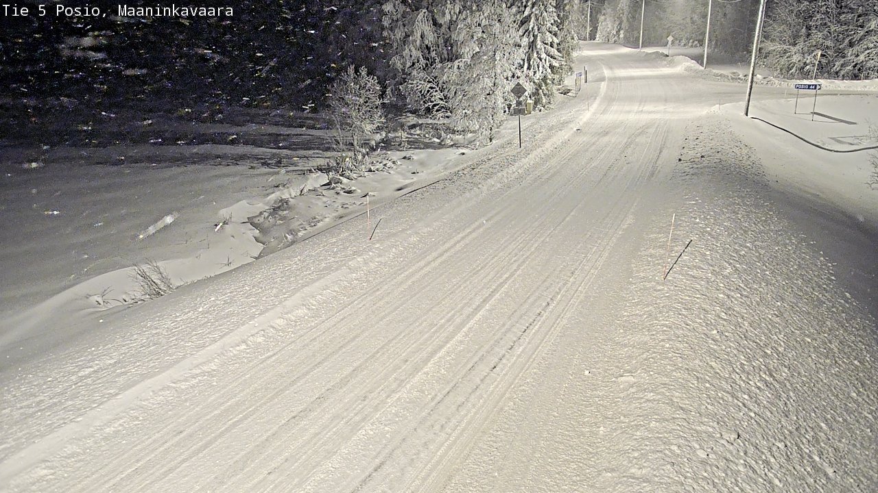 Weather Camera Image Road 5 Posio, Maaninkavaara, Posio, Lappi