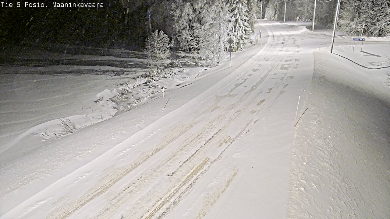 Kelikamerat Kuva Tie 5 Posio, Maaninkavaara, Posio, Lappi