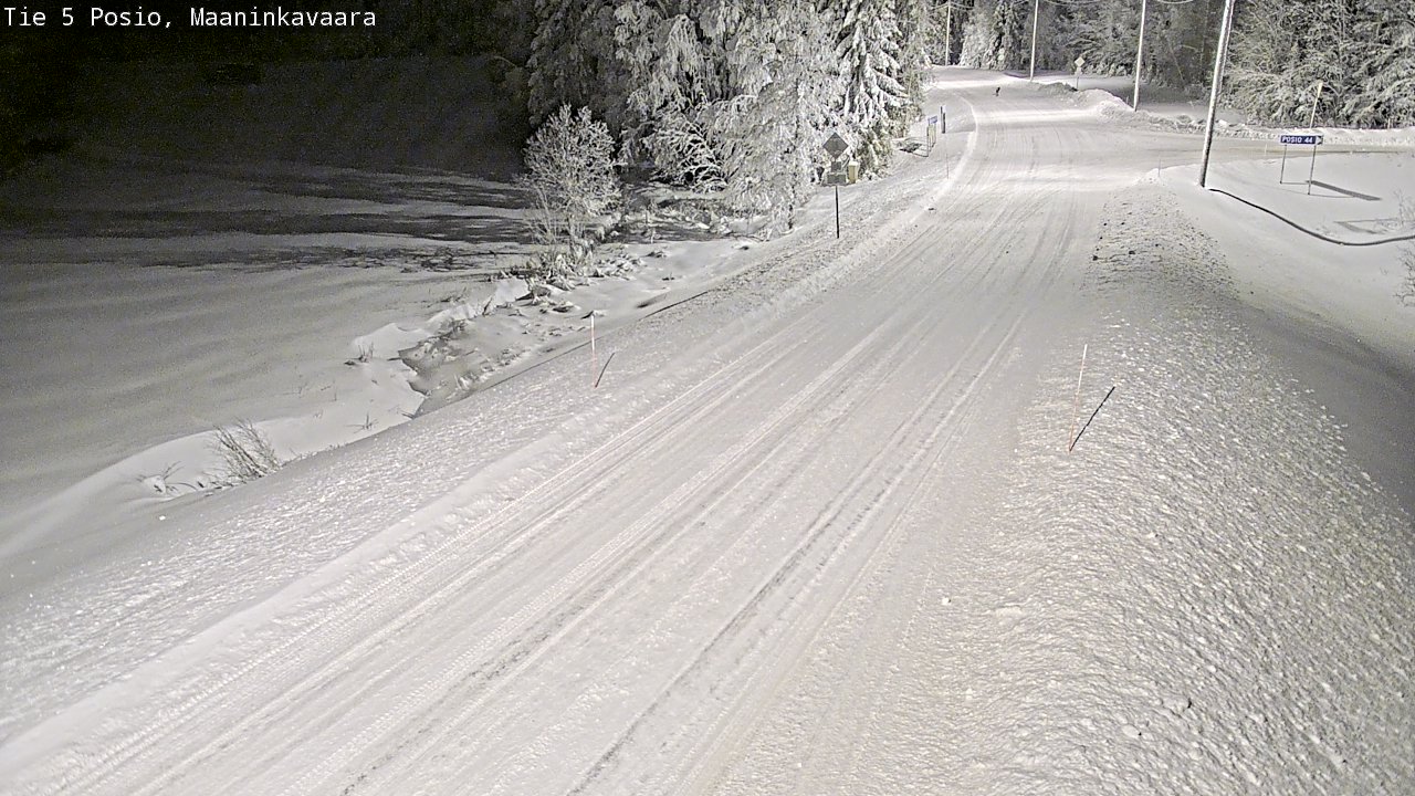 Weather Camera Image Road 5 Posio, Maaninkavaara, Posio, Lappi