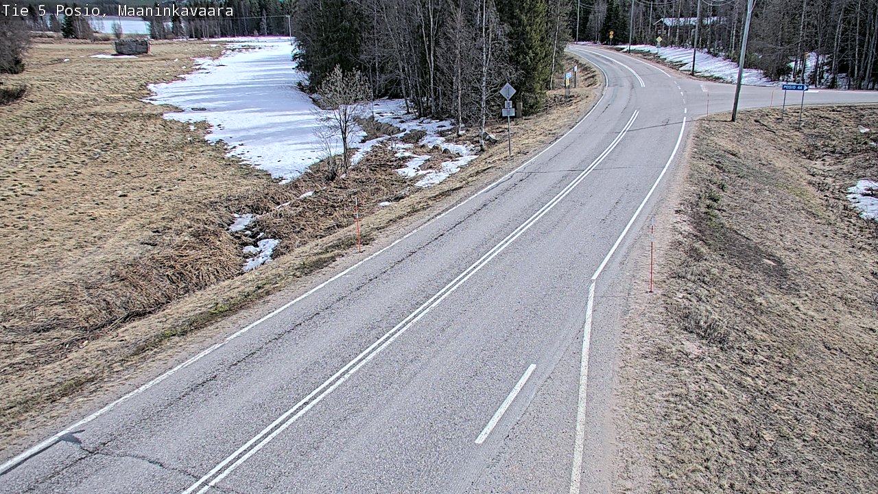 Kelikamerat Kuva Tie 5 Posio, Maaninkavaara, Posio, Lappi