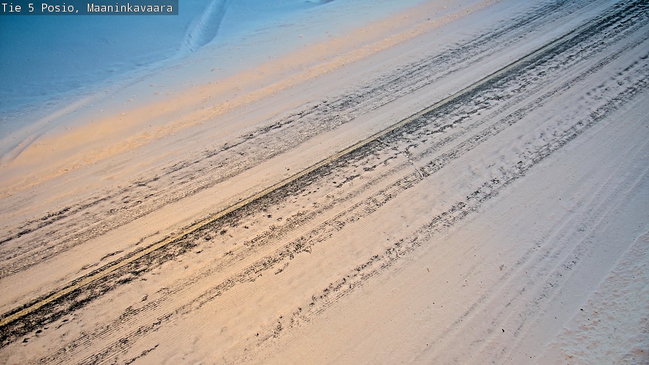Kelikamerat Kuva Tie 5 Posio, Maaninkavaara, Posio, Lappi