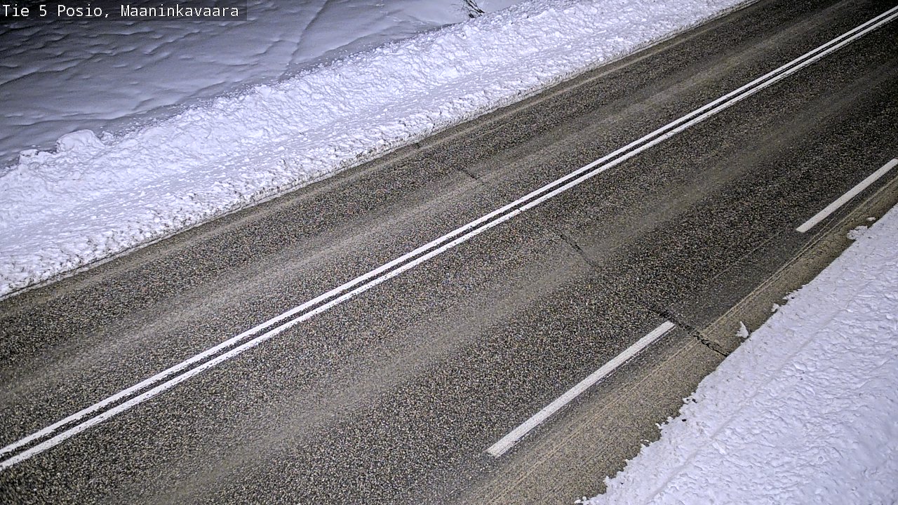 Kelikamerat Kuva Tie 5 Posio, Maaninkavaara, Posio, Lappi