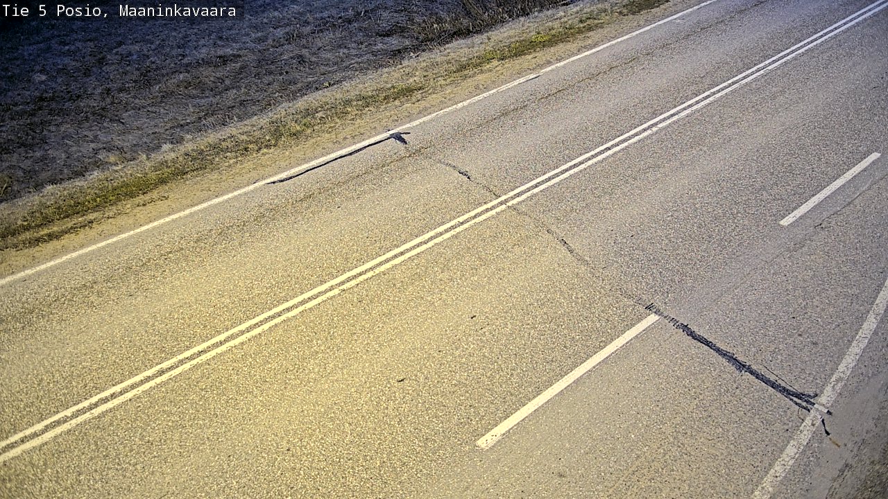 Weather Camera Image Väg 5 Posio, Maaninkavaara, Posio, Lappi