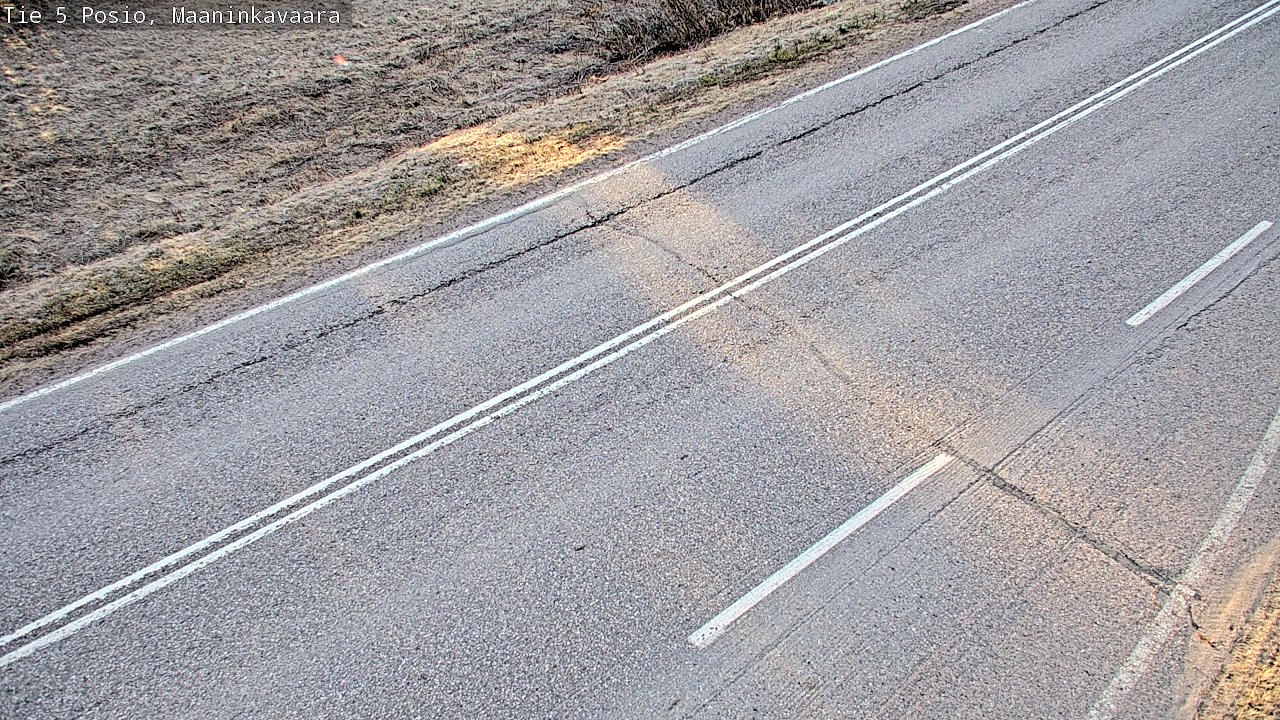 Weather Camera Image Väg 5 Posio, Maaninkavaara, Posio, Lappi