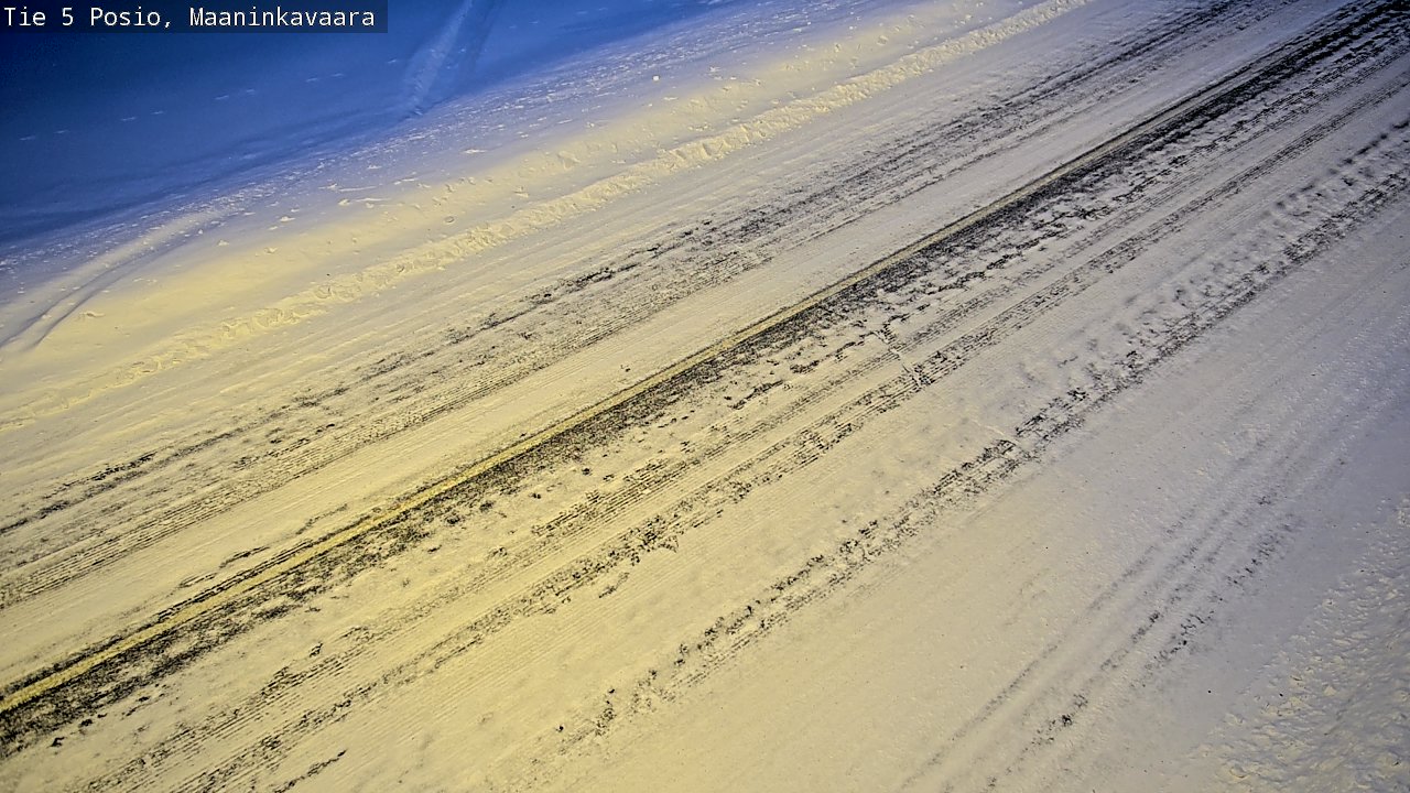 Kelikamerat Kuva Tie 5 Posio, Maaninkavaara, Posio, Lappi