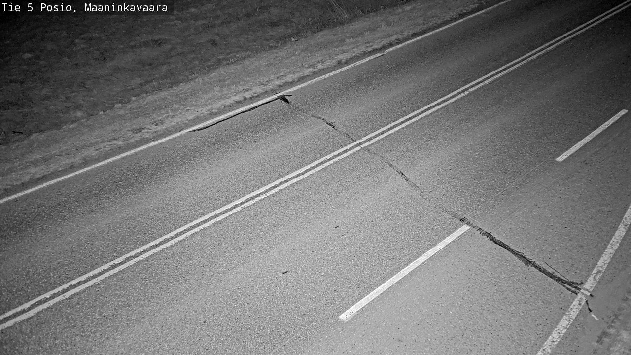 Weather Camera Image Väg 5 Posio, Maaninkavaara, Posio, Lappi