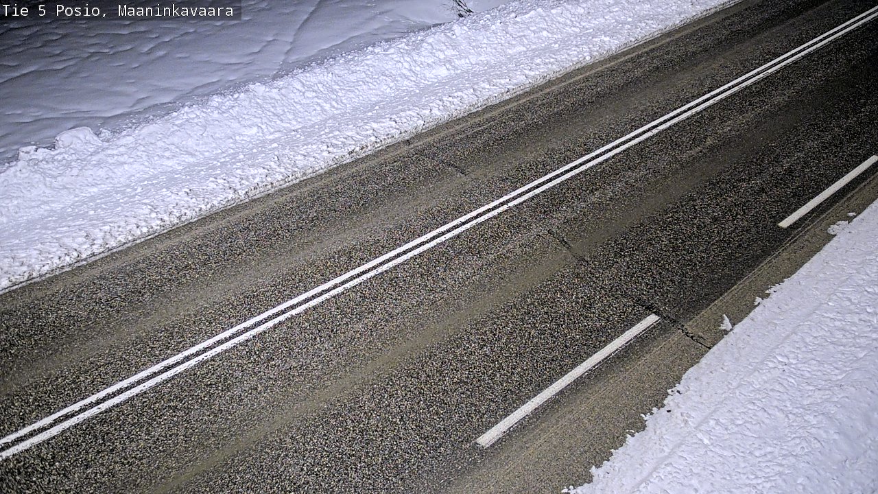 Kelikamerat Kuva Tie 5 Posio, Maaninkavaara, Posio, Lappi