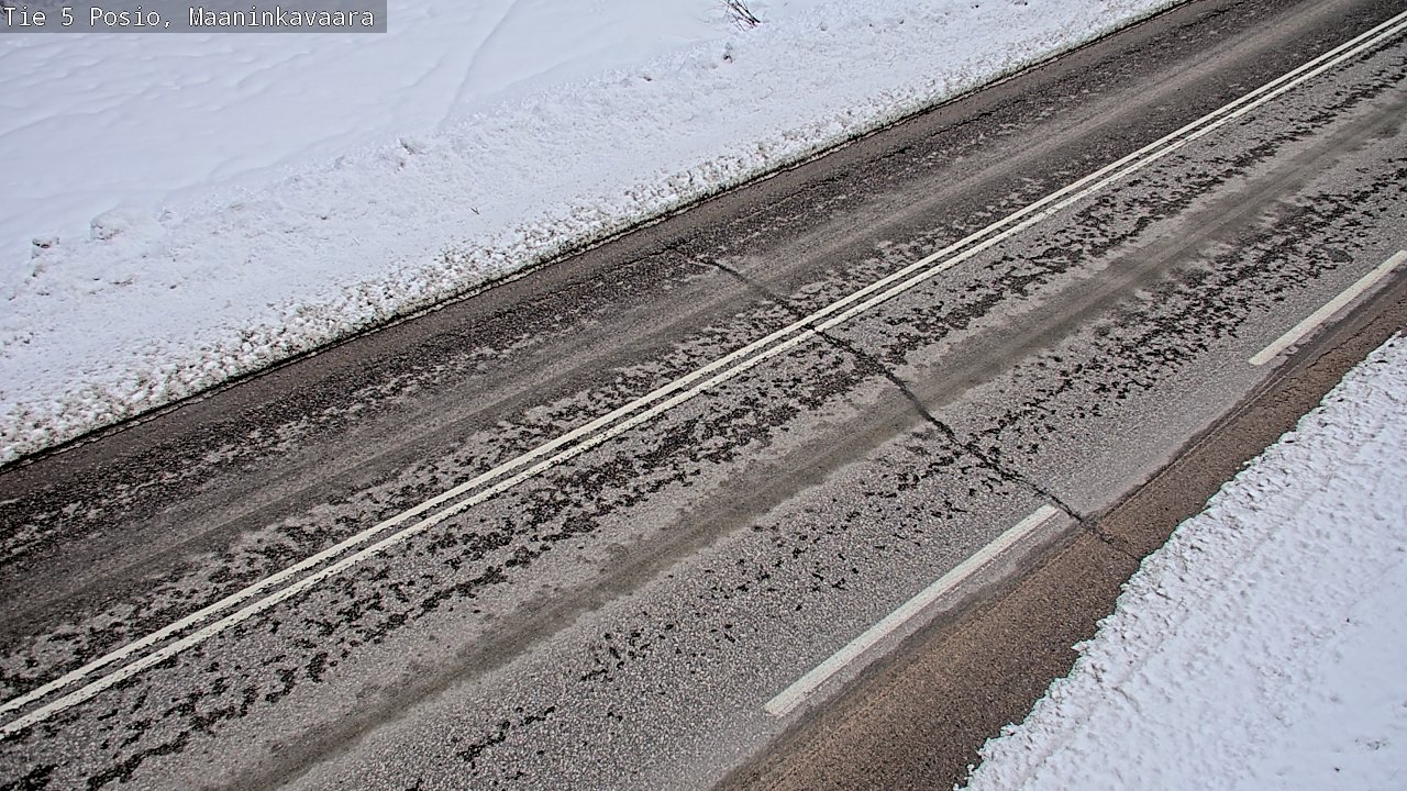 Weather Camera Image Road 5 Posio, Maaninkavaara, Posio, Lappi