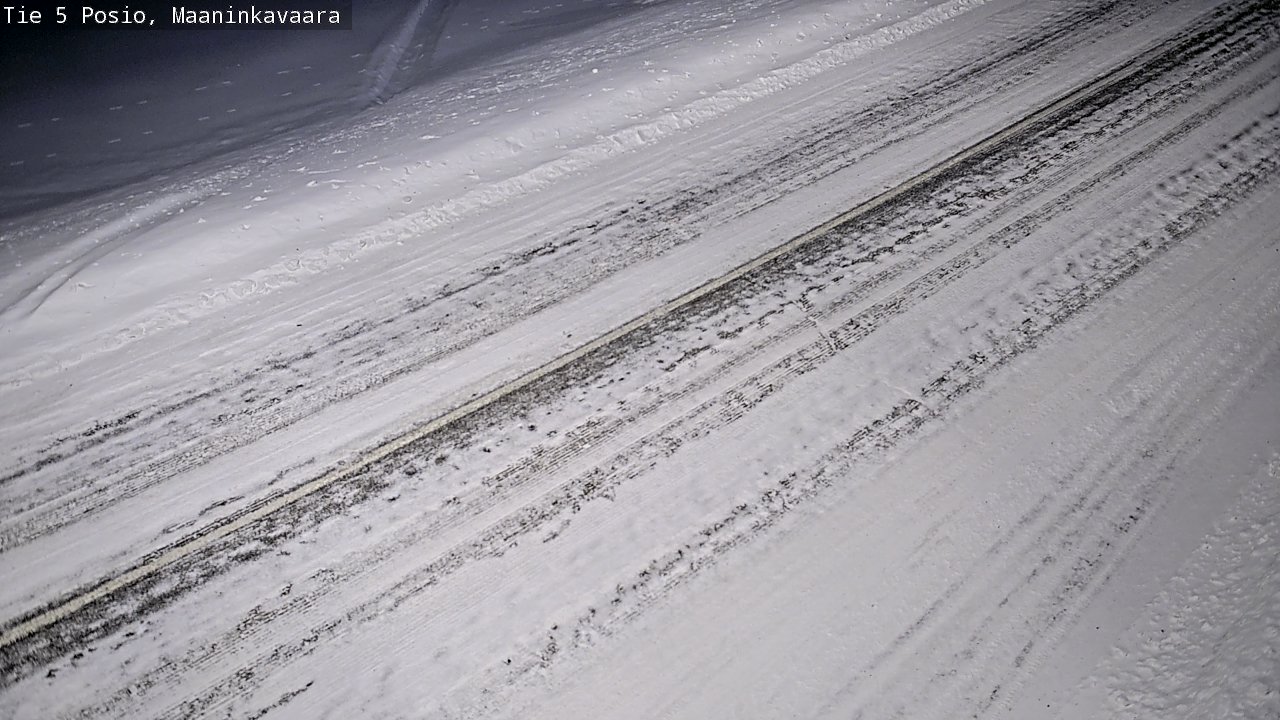 Kelikamerat Kuva Tie 5 Posio, Maaninkavaara, Posio, Lappi