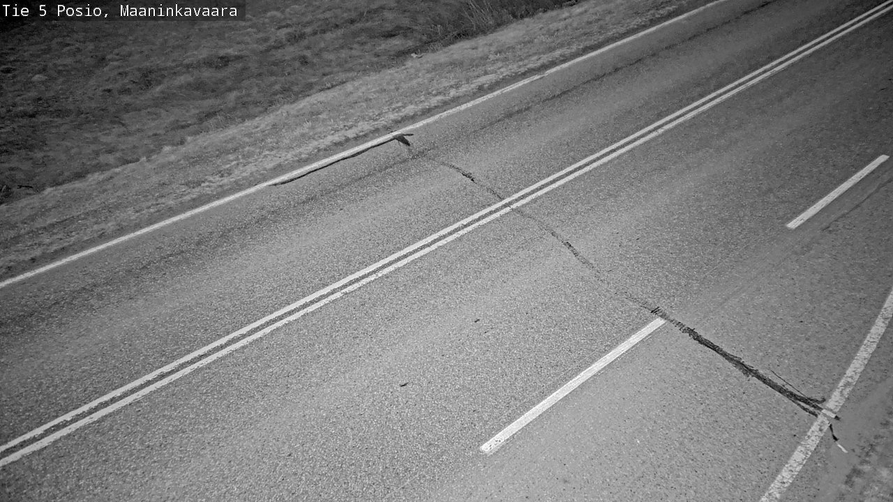 Weather Camera Image Väg 5 Posio, Maaninkavaara, Posio, Lappi