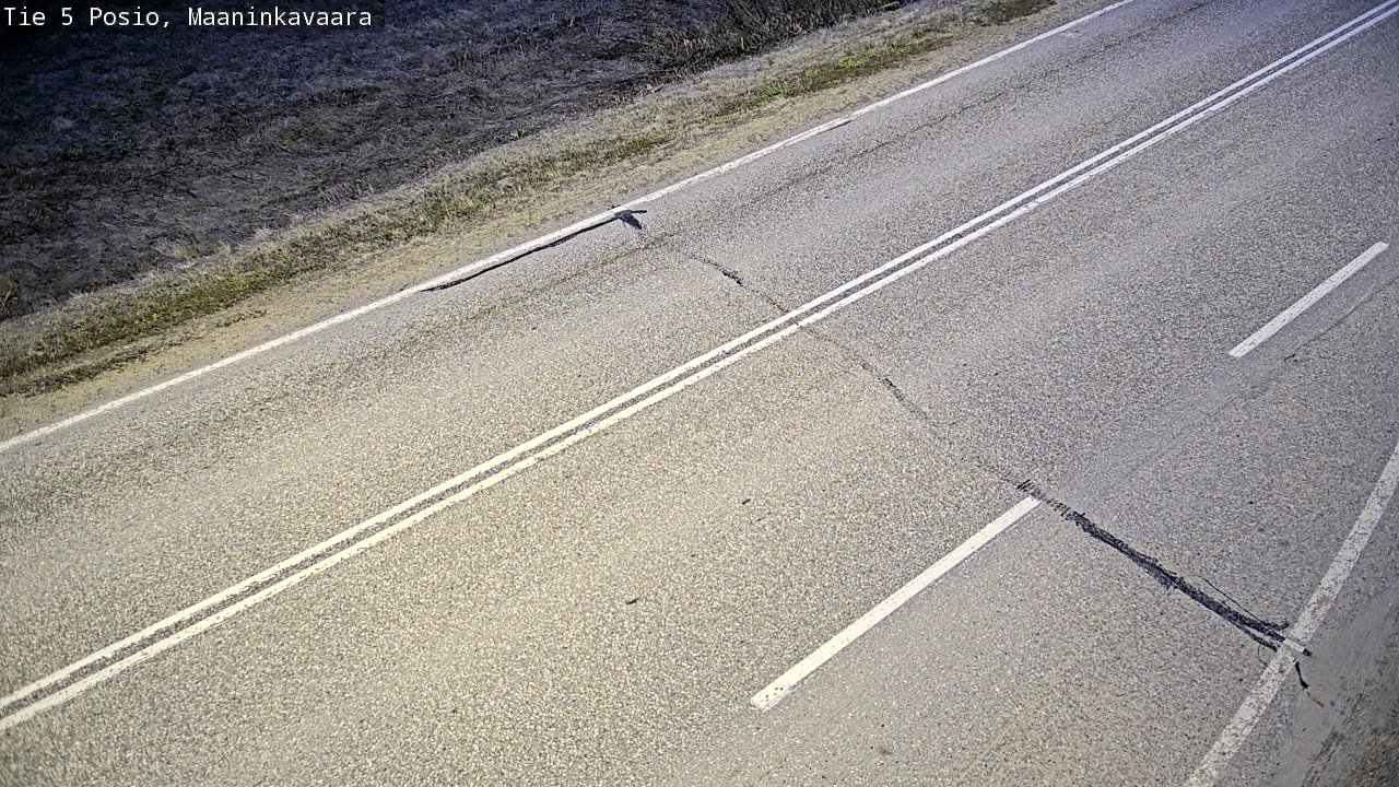 Weather Camera Image Väg 5 Posio, Maaninkavaara, Posio, Lappi
