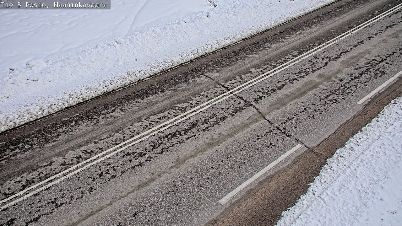 Weather Camera Image Väg 5 Posio, Maaninkavaara, Posio, Lappi