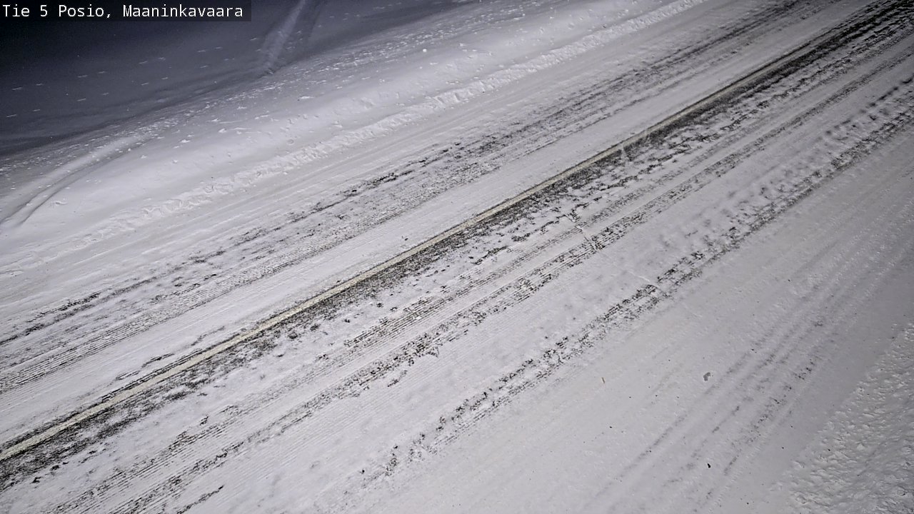 Kelikamerat Kuva Tie 5 Posio, Maaninkavaara, Posio, Lappi