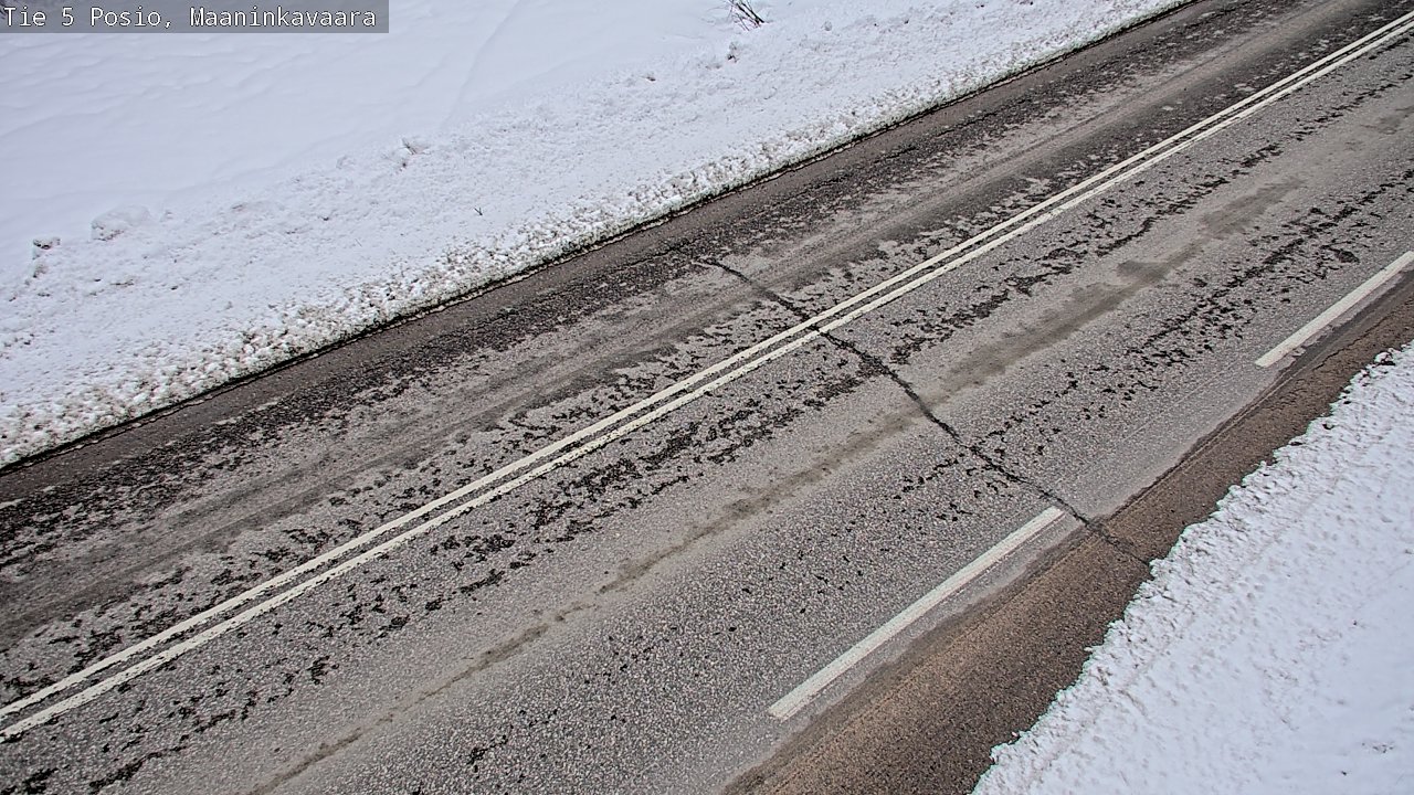 Weather Camera Image Väg 5 Posio, Maaninkavaara, Posio, Lappi