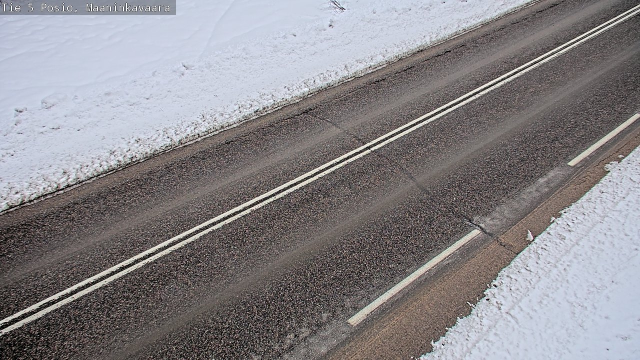 Weather Camera Image Road 5 Posio, Maaninkavaara, Posio, Lappi
