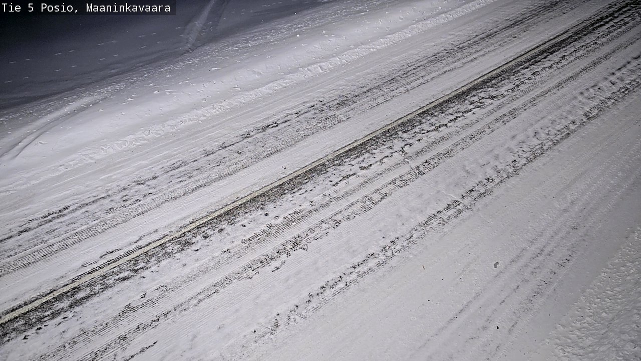 Kelikamerat Kuva Tie 5 Posio, Maaninkavaara, Posio, Lappi