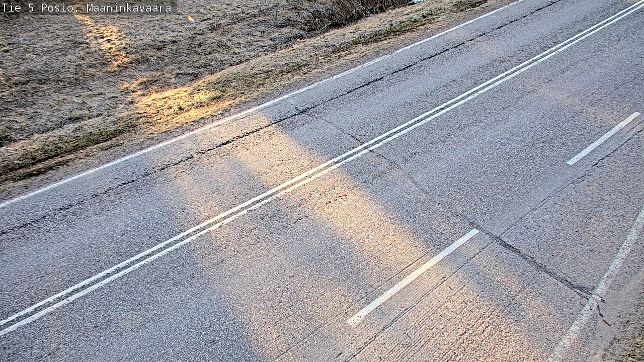 Weather Camera Image Väg 5 Posio, Maaninkavaara, Posio, Lappi