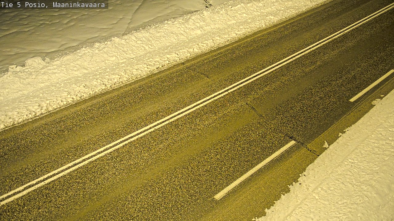 Kelikamerat Kuva Tie 5 Posio, Maaninkavaara, Posio, Lappi