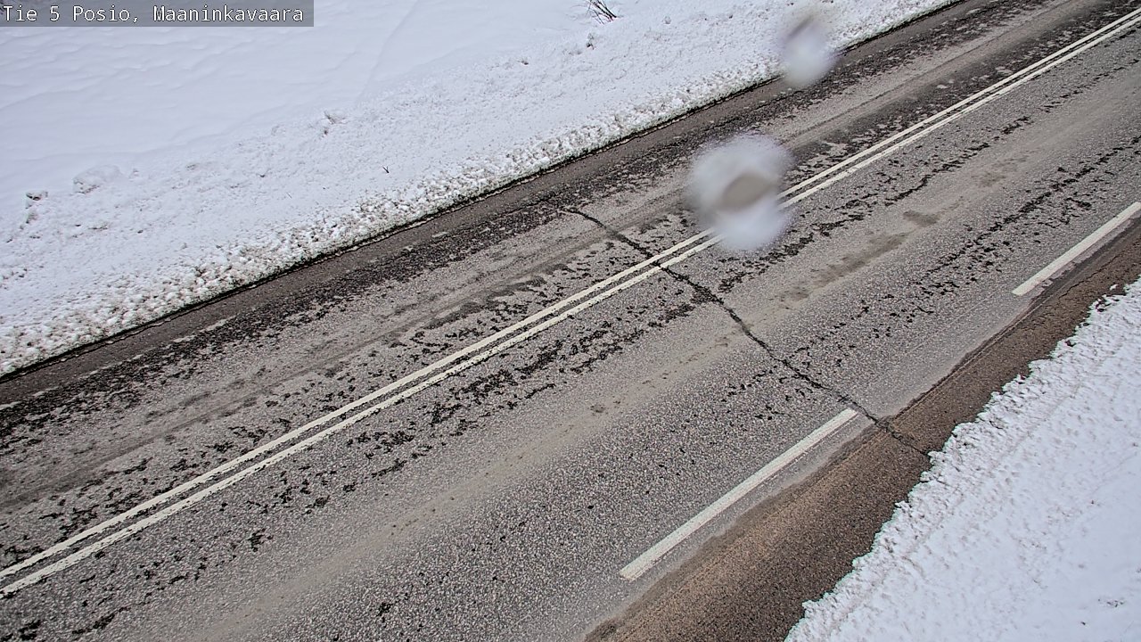 Weather Camera Image Väg 5 Posio, Maaninkavaara, Posio, Lappi