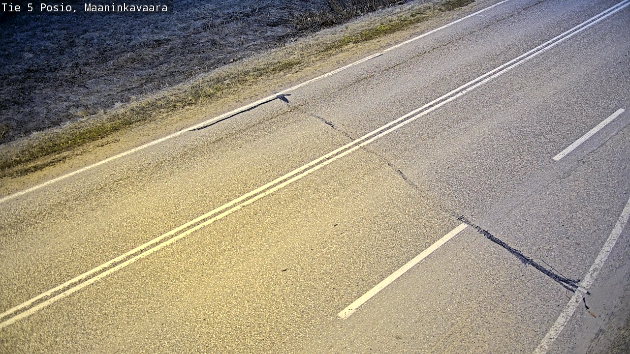 Weather Camera Image Väg 5 Posio, Maaninkavaara, Posio, Lappi
