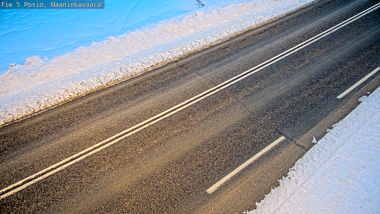 Kelikamerat Kuva Tie 5 Posio, Maaninkavaara, Posio, Lappi
