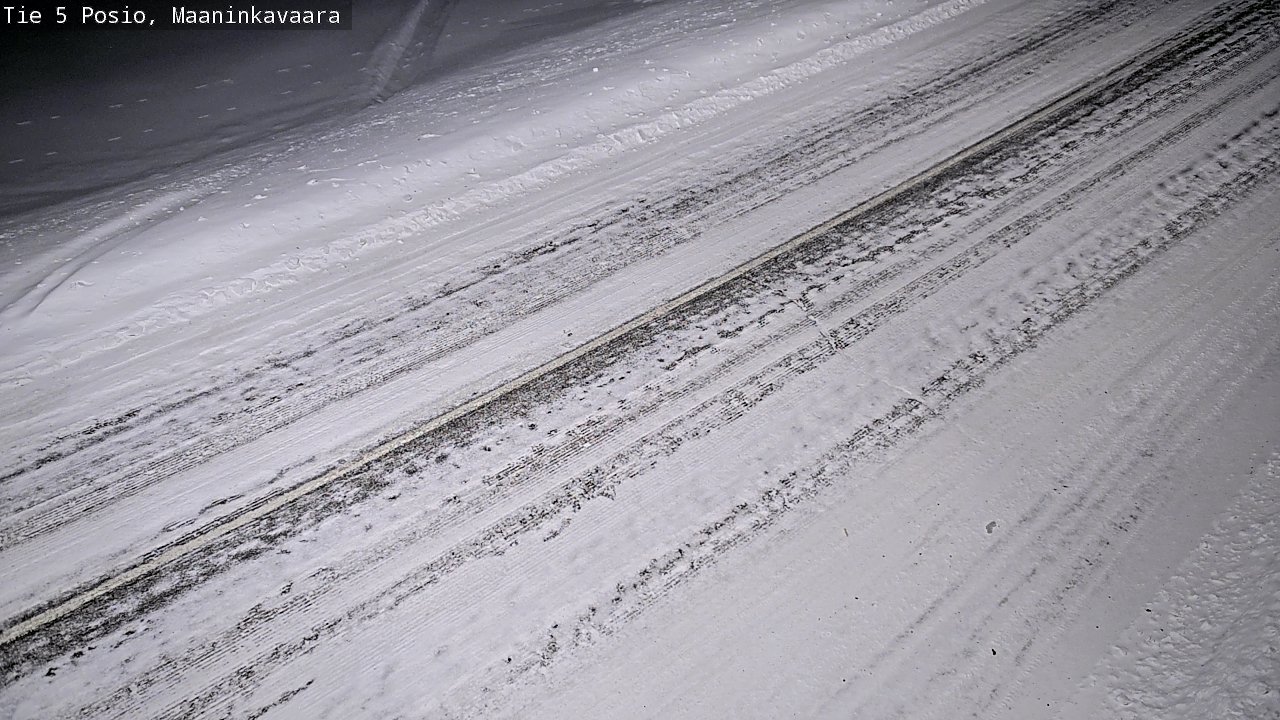 Kelikamerat Kuva Tie 5 Posio, Maaninkavaara, Posio, Lappi