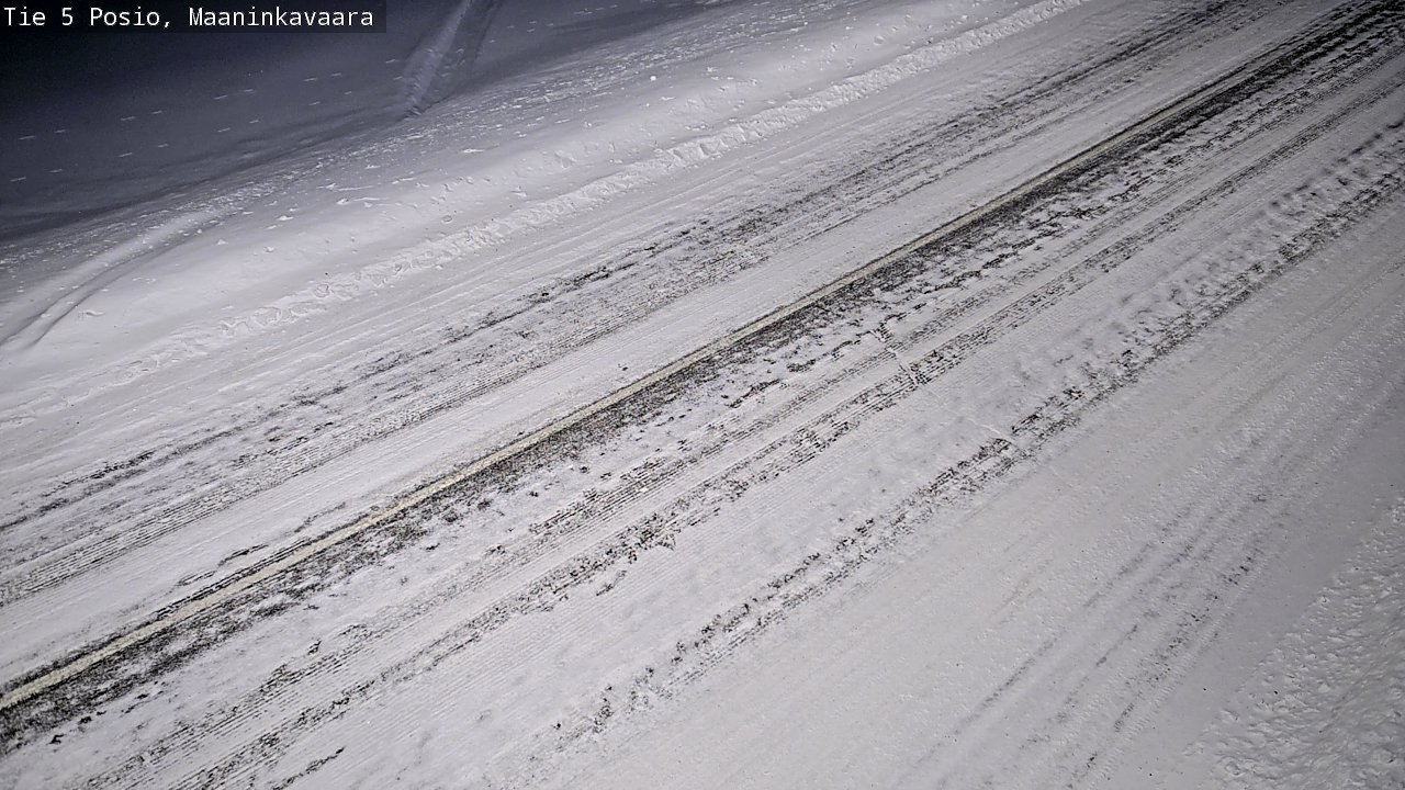 Kelikamerat Kuva Tie 5 Posio, Maaninkavaara, Posio, Lappi