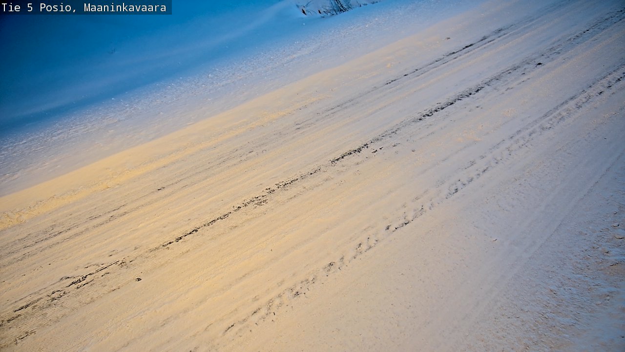Weather Camera Image Road 5 Posio, Maaninkavaara, Posio, Lappi