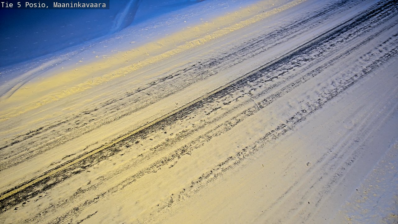 Kelikamerat Kuva Tie 5 Posio, Maaninkavaara, Posio, Lappi