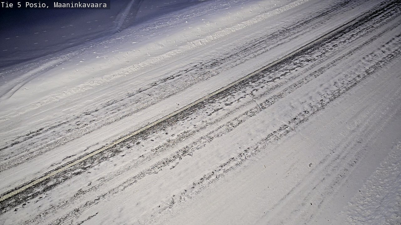 Kelikamerat Kuva Tie 5 Posio, Maaninkavaara, Posio, Lappi