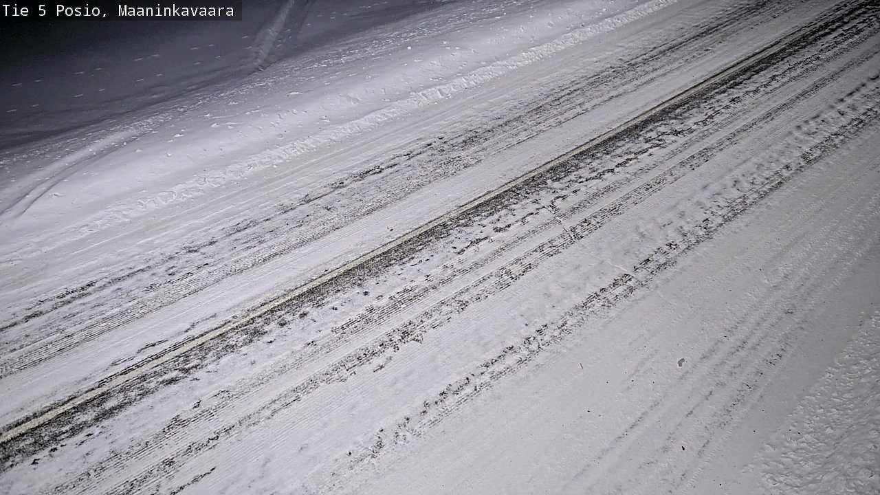 Kelikamerat Kuva Tie 5 Posio, Maaninkavaara, Posio, Lappi