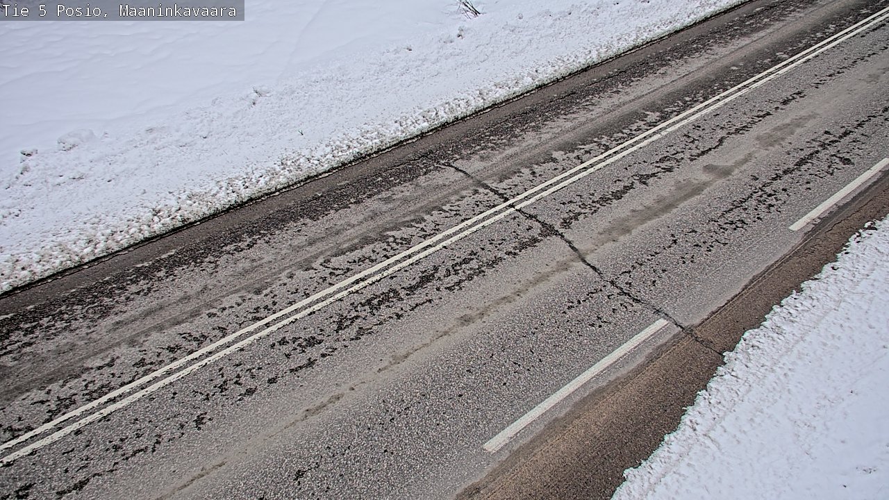 Weather Camera Image Väg 5 Posio, Maaninkavaara, Posio, Lappi