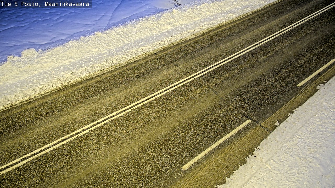 Kelikamerat Kuva Tie 5 Posio, Maaninkavaara, Posio, Lappi