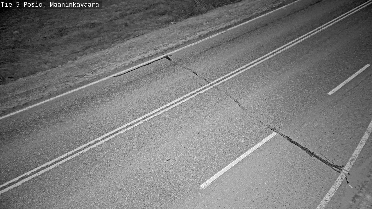 Weather Camera Image Väg 5 Posio, Maaninkavaara, Posio, Lappi