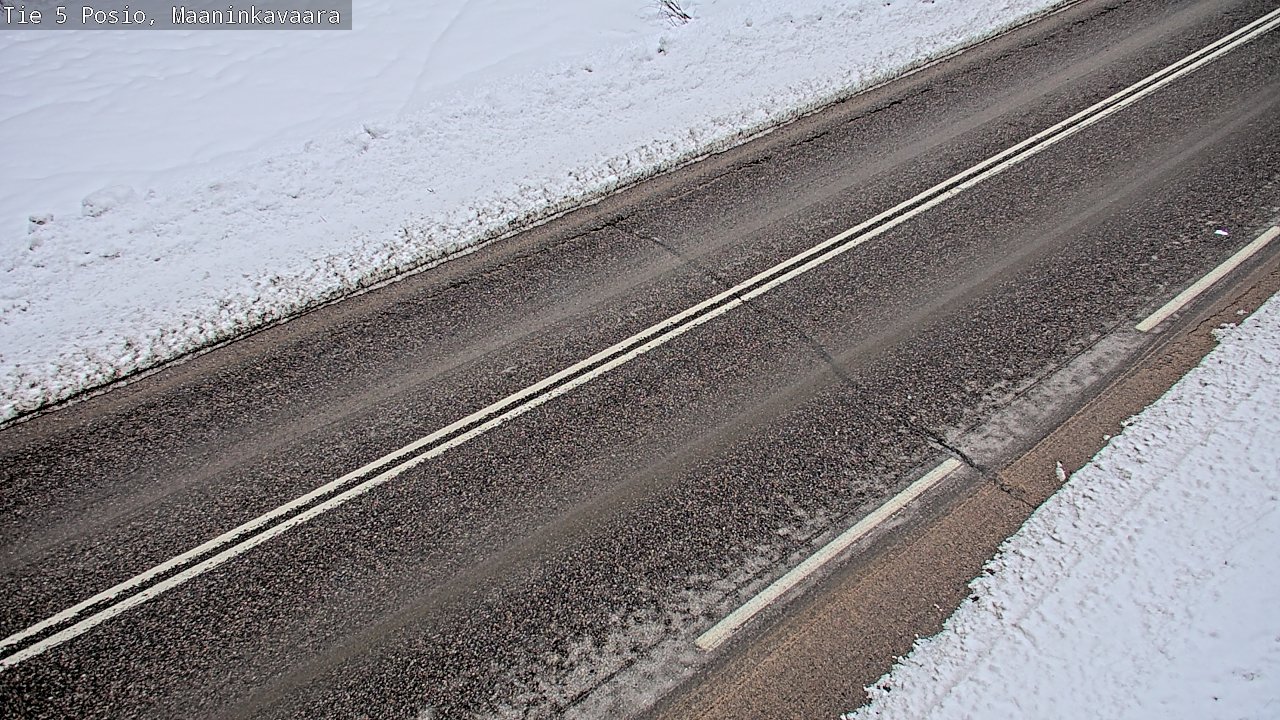 Weather Camera Image Road 5 Posio, Maaninkavaara, Posio, Lappi