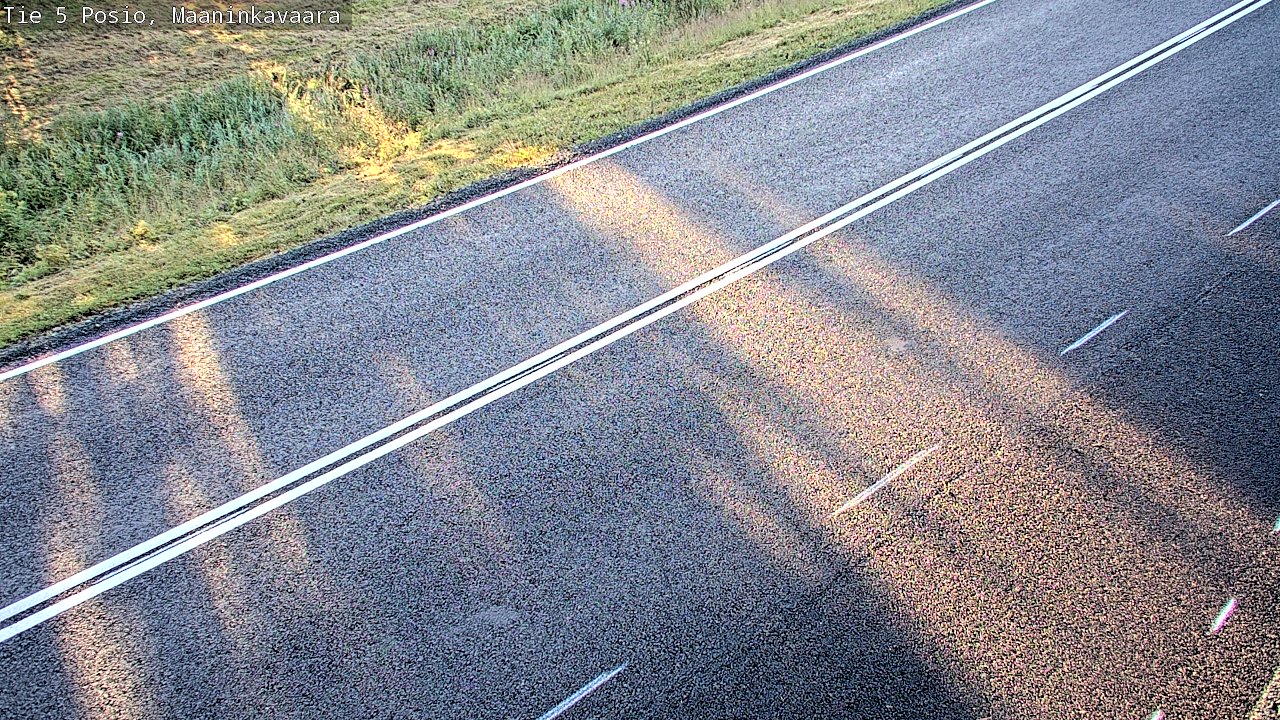 Weather Camera Image Väg 5 Posio, Maaninkavaara, Posio, Lappi