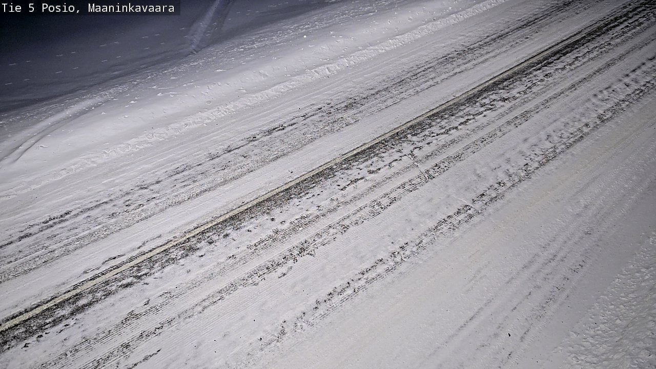 Kelikamerat Kuva Tie 5 Posio, Maaninkavaara, Posio, Lappi