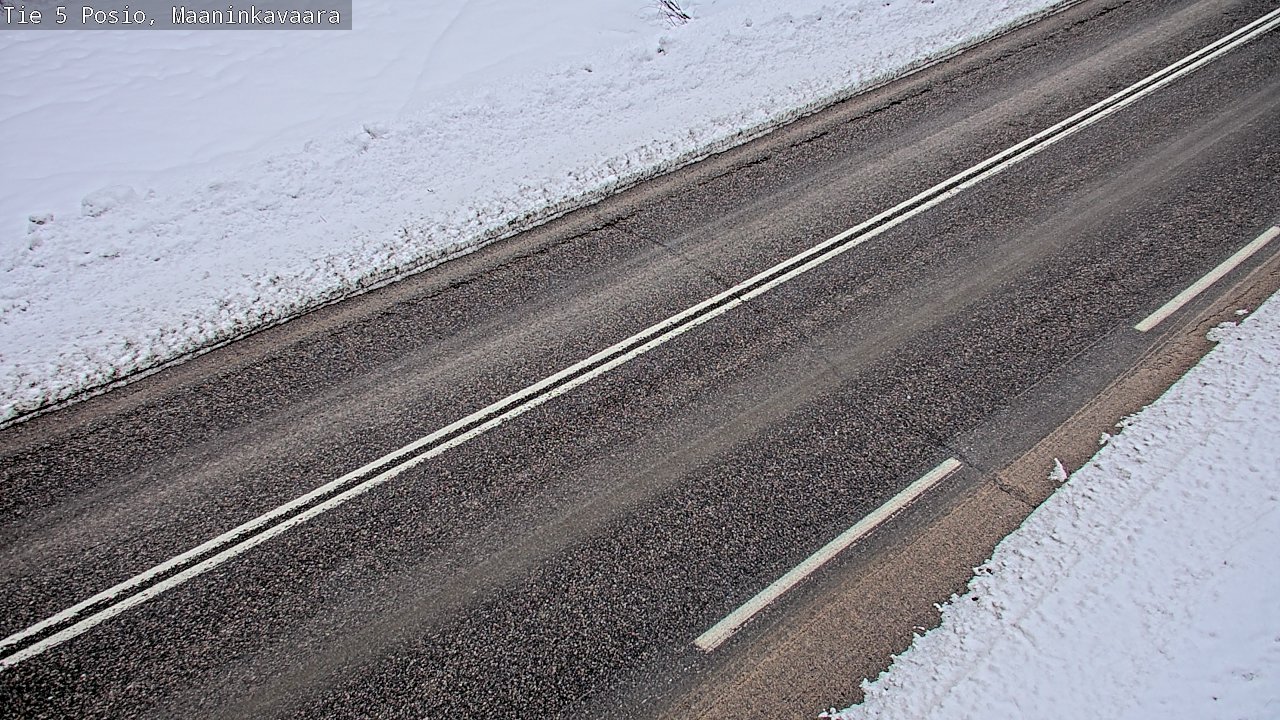 Kelikamerat Kuva Tie 5 Posio, Maaninkavaara, Posio, Lappi