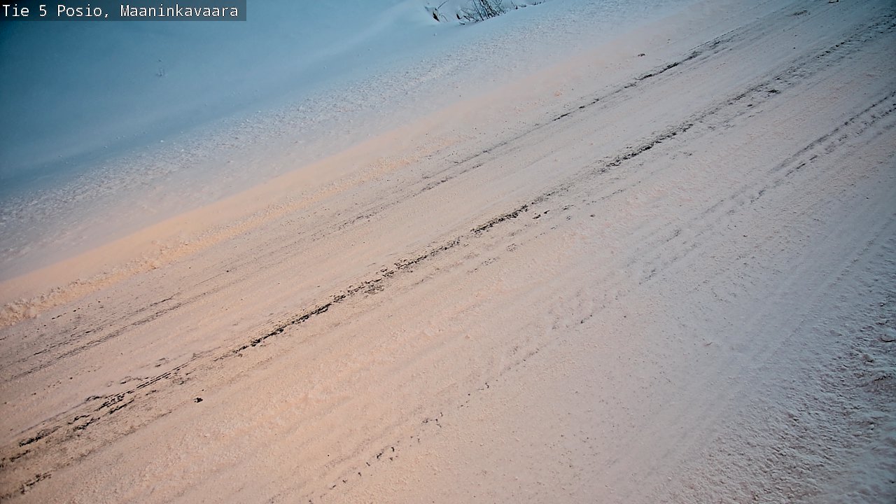 Weather Camera Image Road 5 Posio, Maaninkavaara, Posio, Lappi