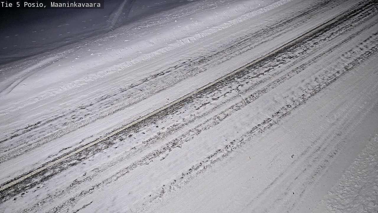 Kelikamerat Kuva Tie 5 Posio, Maaninkavaara, Posio, Lappi