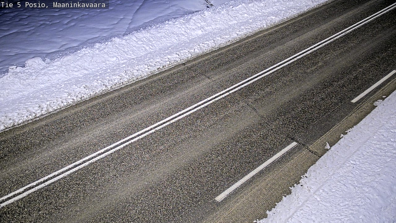 Kelikamerat Kuva Tie 5 Posio, Maaninkavaara, Posio, Lappi