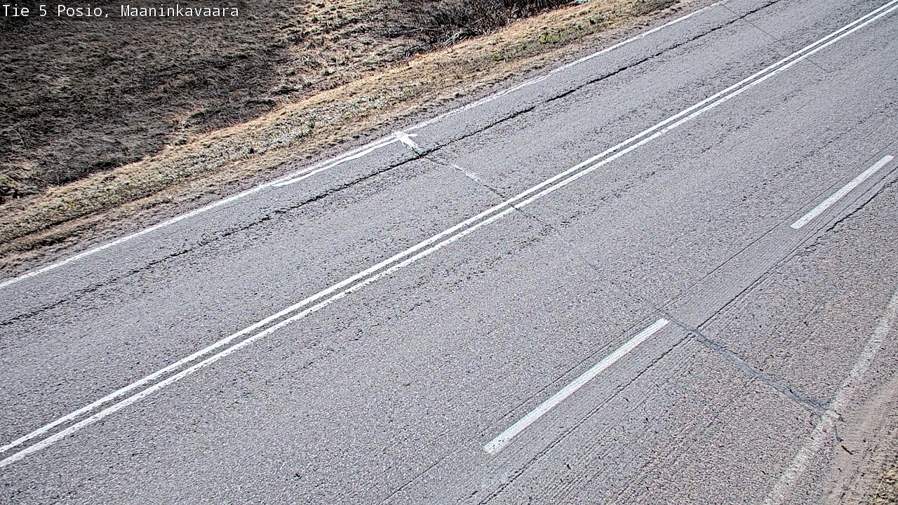 Weather Camera Image Väg 5 Posio, Maaninkavaara, Posio, Lappi