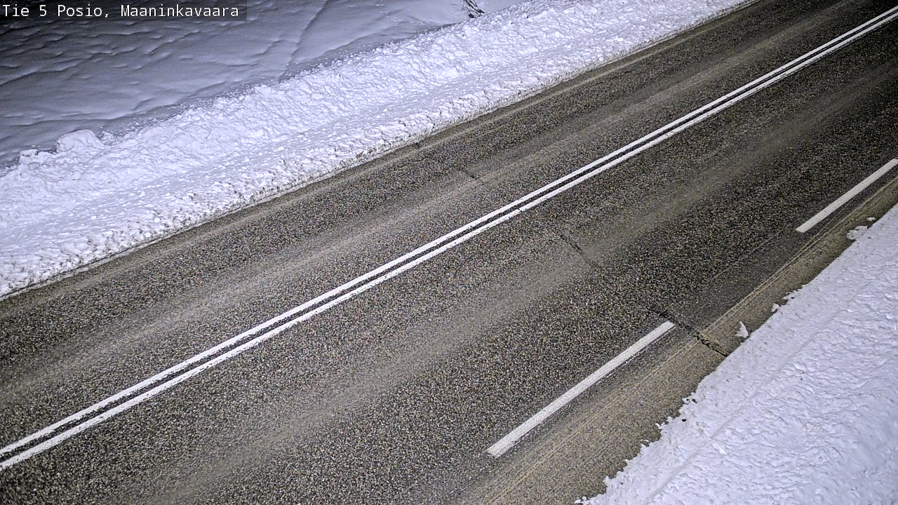 Kelikamerat Kuva Tie 5 Posio, Maaninkavaara, Posio, Lappi