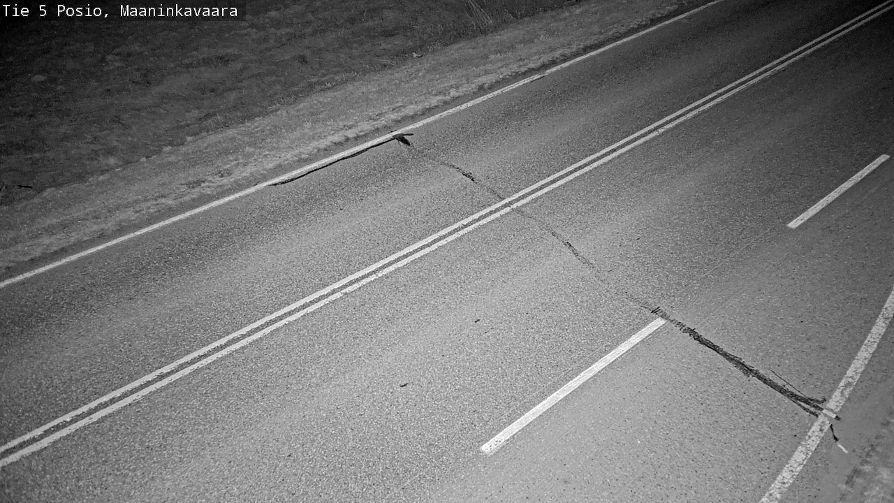 Weather Camera Image Väg 5 Posio, Maaninkavaara, Posio, Lappi