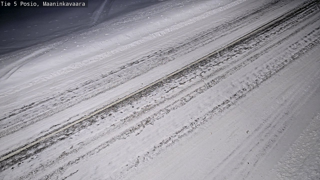 Kelikamerat Kuva Tie 5 Posio, Maaninkavaara, Posio, Lappi