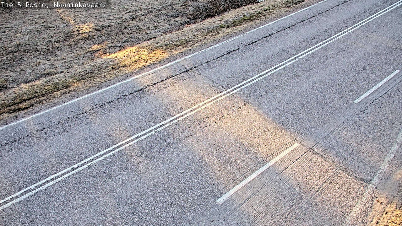 Weather Camera Image Väg 5 Posio, Maaninkavaara, Posio, Lappi