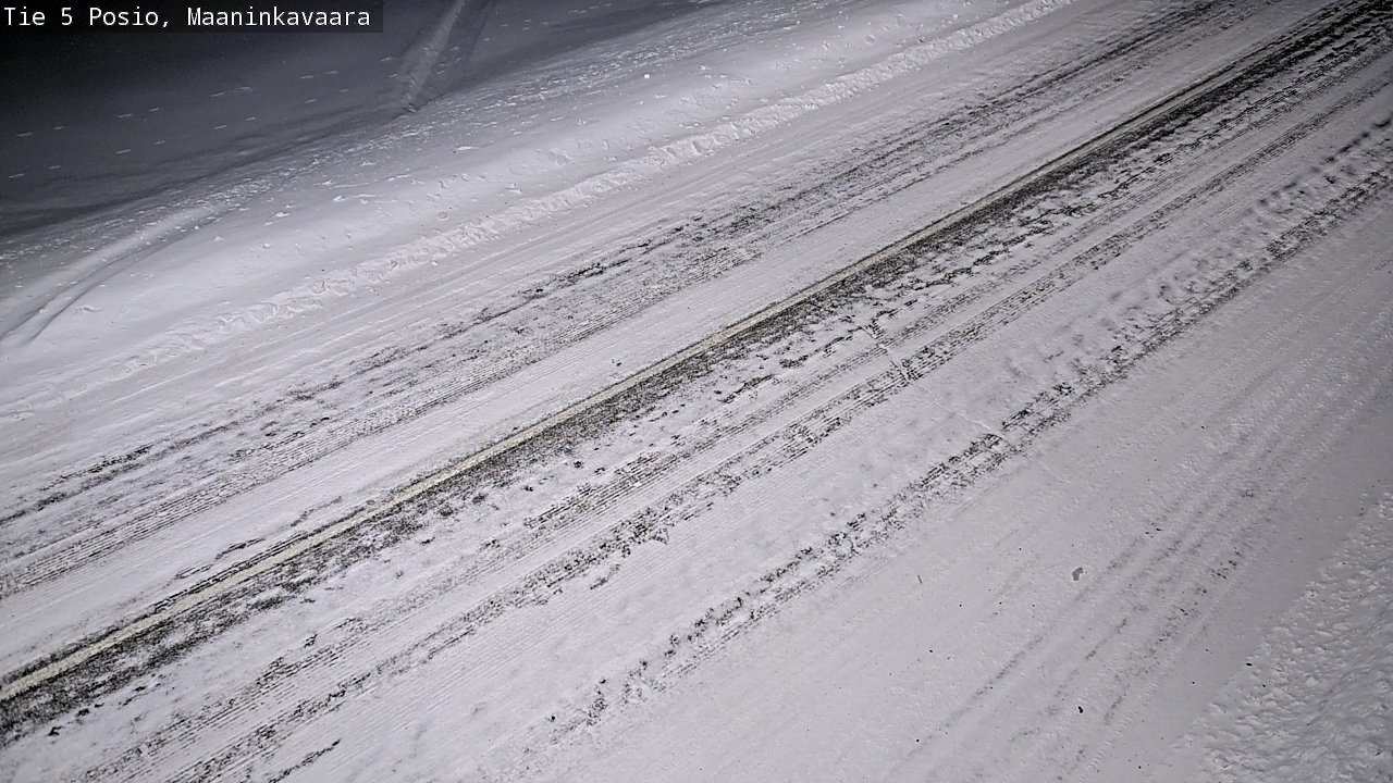 Kelikamerat Kuva Tie 5 Posio, Maaninkavaara, Posio, Lappi